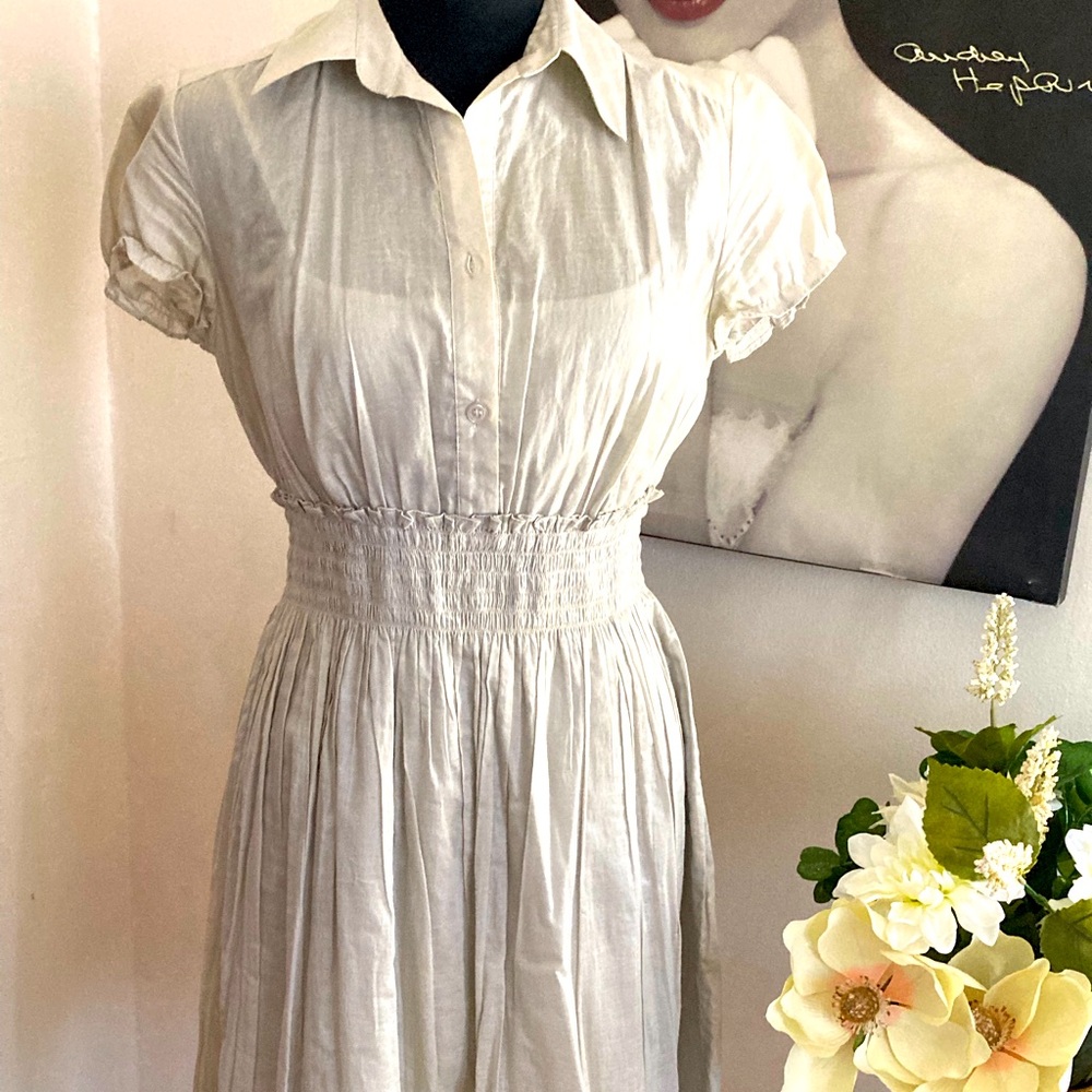 Calvin Klein Off White Dress